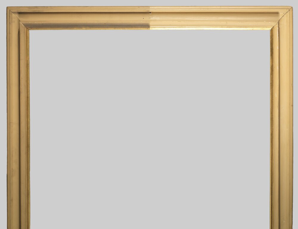 Venaria, Royal Palace, Portrait of Philip II, inv. R 1501, frame - during restoration