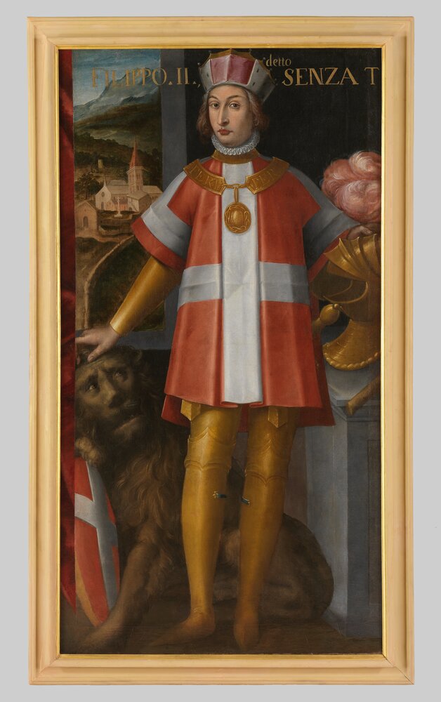 Venaria, Royal Palace, Portrait of Philip II, inv. R 1501 - after restoration