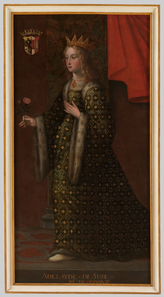 Venaria, Royal Palace, Portrait of Adelaide of Susa, inv. R 1509 - after restoration