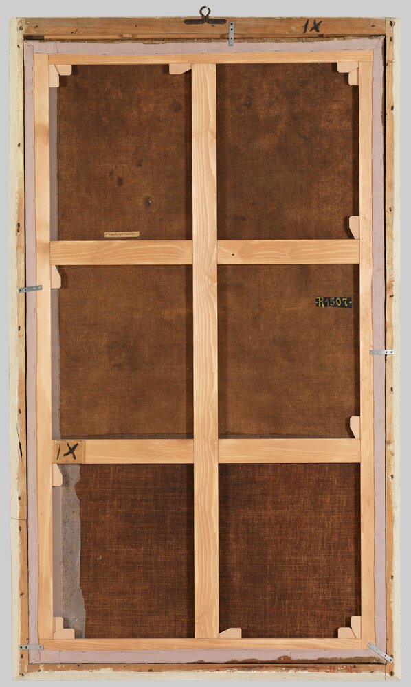 Venaria, Royal Palace, Portrait of Ancilla, inv. R 1507, verso - after restoration