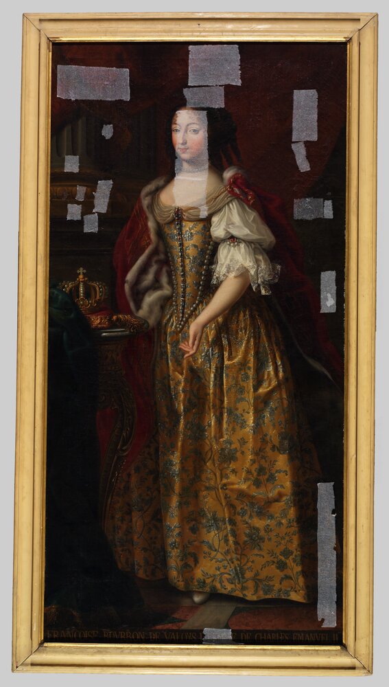 2mc32-TE-2011_Venaria Reale, Royal Palace, Portrait of Francesca Borbone di Valois, inv. R 6478 (property of Racconigi Castle)