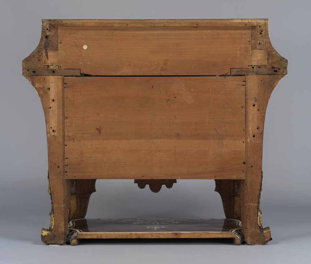 Rome, Quirinal Palace, P Piffetti, Double Body, inv. PR 373, DP 1668 - towards the bottom, before restoration