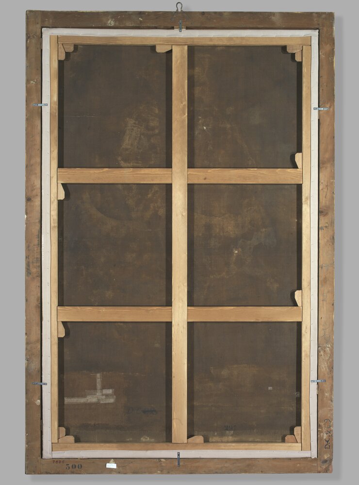 Moncalieri, Castle, Equestrian Portrait of Carlo Giovanni Amedeo di Savoia, inv. 300, verso - after restoration