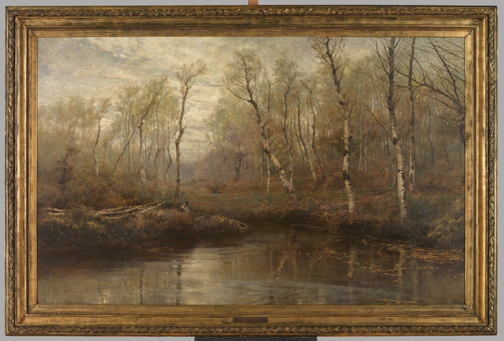 Moncalieri, Castello, F. Petiti, Landscape, inv. 529 S.M. - after restoration