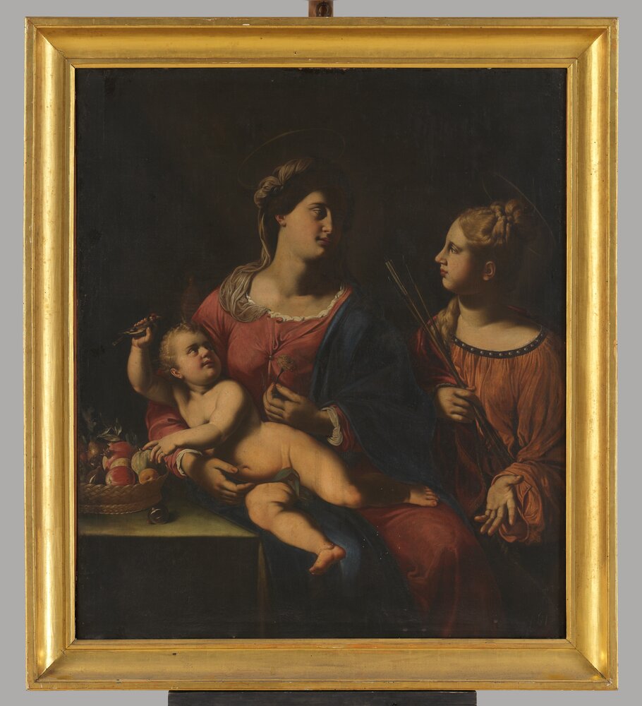 22-mc04-TE-2012_Moncalieri, Castello, A. Gramatica, Madonna con Bambino e S. Cristina, inv. 136