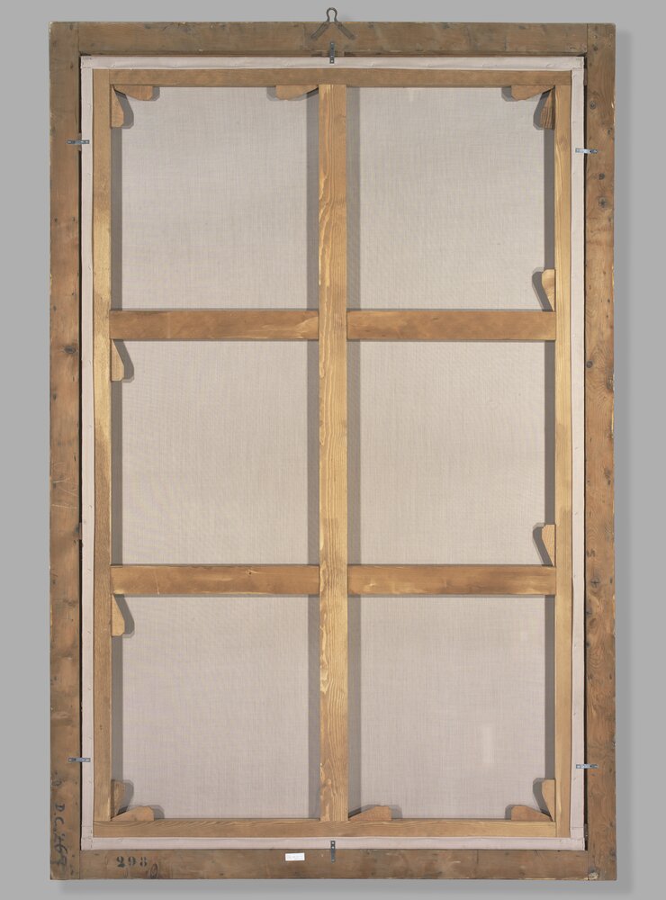 Moncalieri, Castle, Equestrian portrait of Philip of Savoy, Duke of Achaia, inv. 298, verso - after restoration