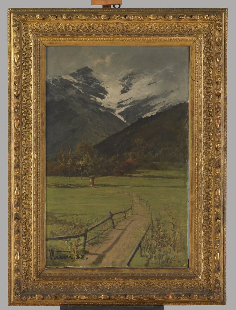 22-mc01-TE-2012_Moncalieri, Castello, M. Viani d'Ovrano, Paesaggio montano, inv. 478 S.M.