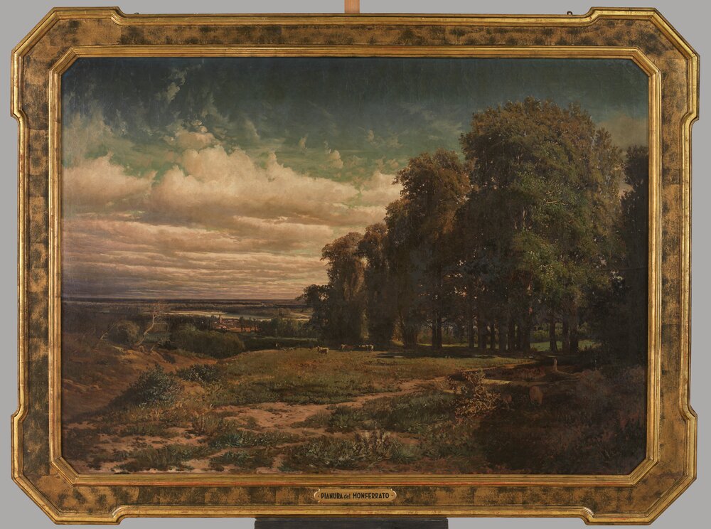 Moncalieri, Castello, P. Sassi, Pianura del Monferrato, inv. SM 235 - dopo il restauro