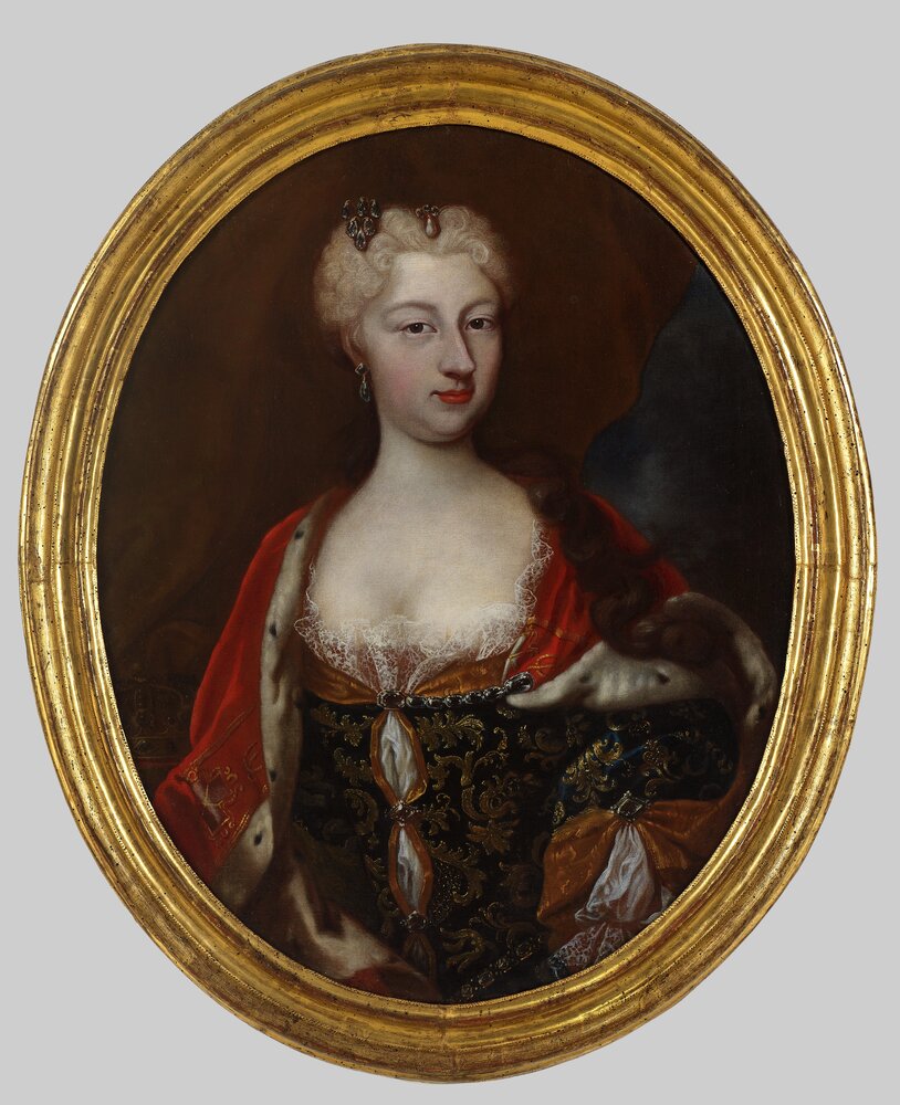 Venaria, Royal Palace, Portrait of Polyxena of Hesse, inv. R 353 - after restoration