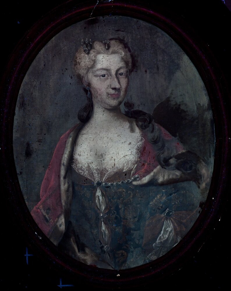 Venaria, Royal Palace, Portrait of Polyxena of Hesse, inv. R 353 - UV analysis