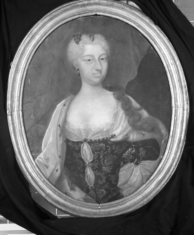 Venaria, Royal Palace, Portrait of Polyxena of Hesse, inv. R 353 - infrared IR (950)