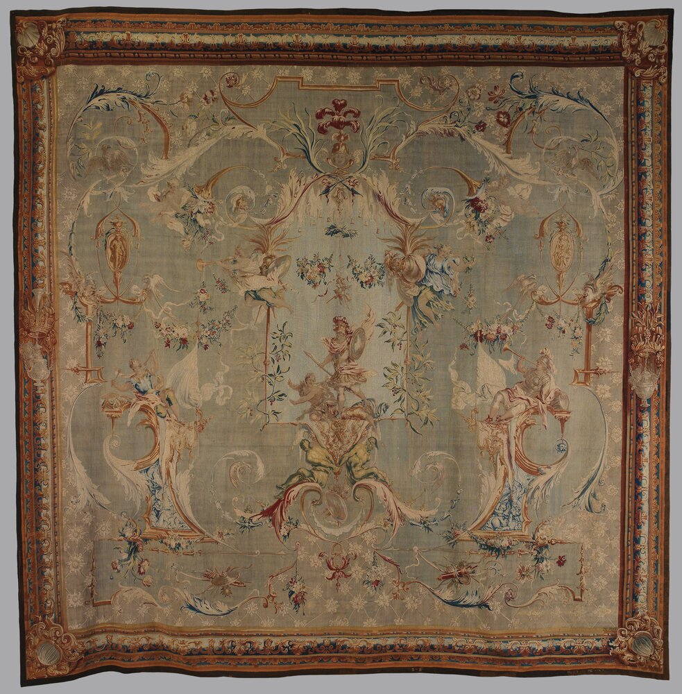 Torino, Palazzo Reale, J. De Vos, Marte o Allegoria della guerra (arazzo), inv. 5024 - dopo il restauro