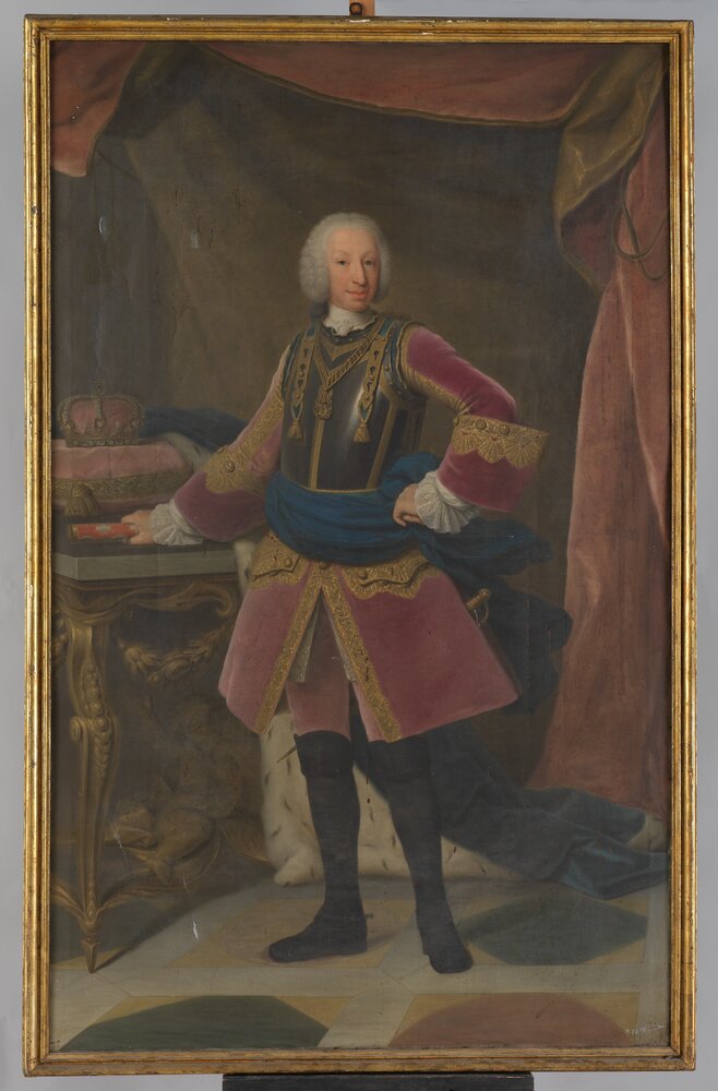 23-TE-2012_Venaria Reale, Reggia, G. Duprà (attr.), Ritratto di Carlo Emanuele III, inv. R 2502 (proprietà Castello di Racconigi)