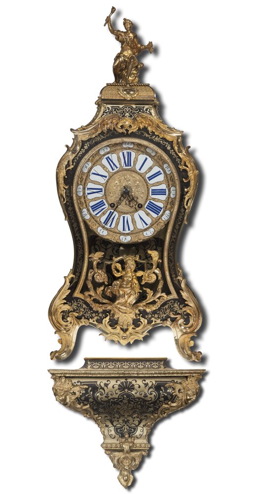 Venaria, Reggia, Wall clock, 19-O - after restoration