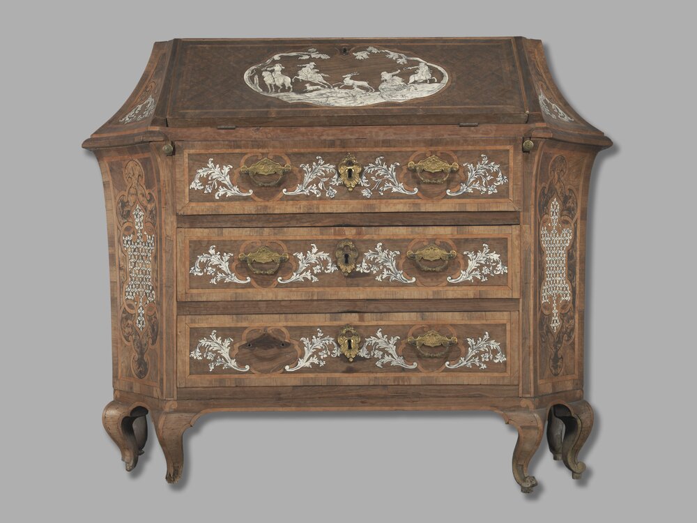 45-AL-2006_Nichelino, Palazzina di Caccia di Stupinigi, L. Prinotto (attr.) Double-bodied Deer Chest of Drawers, inv. 2346