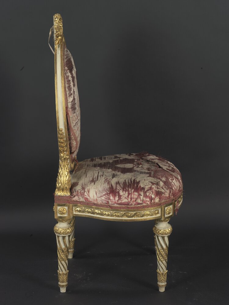 Hunting lodge of Stupinigi, Bonzanigo, Chair inv. 1930 - after restoration