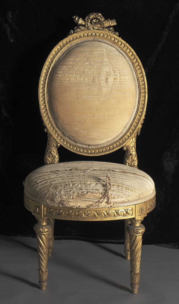 12-AL-2006_Nichelino, Hunting Lodge of Stupinigi, G. M. Bonzanigo, 7 Chairs, inv. 630, 631, 632, 633, 634, 635, 1930