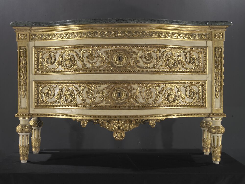 Nichelino, Stupinigi Hunting Lodge, F. Bolgiè (attr.), Cassettone, inv. 294 - after restoration