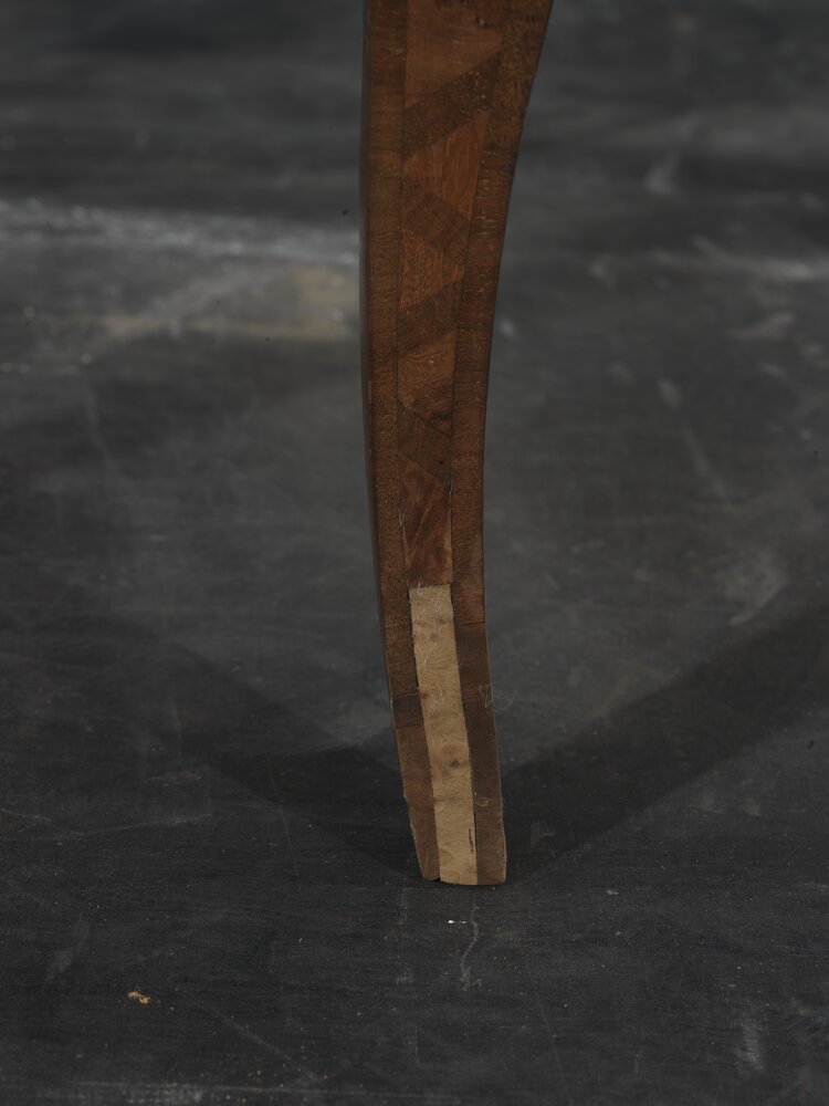 Nichelino, Hunting Lodge of Stupinigi, Bedside table inlaid with diamonds, inv. 6774 - during the restoration