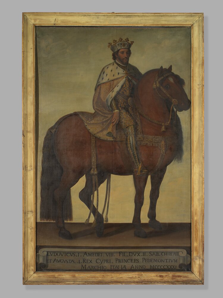 12-TE-2008_Moncalieri, Castle, Equestrian portrait of Louis I of Savoy, inv. 297