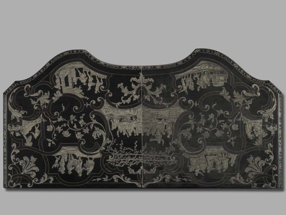 Nichelino, Stupinigi Hunting Lodge, L. Prinotto, Mazzarina Desk, inv. 2423 - during the restoration