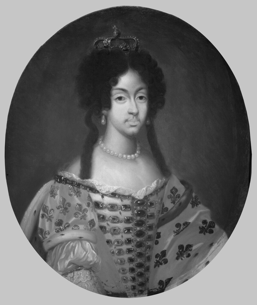Nichelino, Stupinigi's Hunting Lodge, Portrait of the Queen of Spain, inv. 16 - infrared 