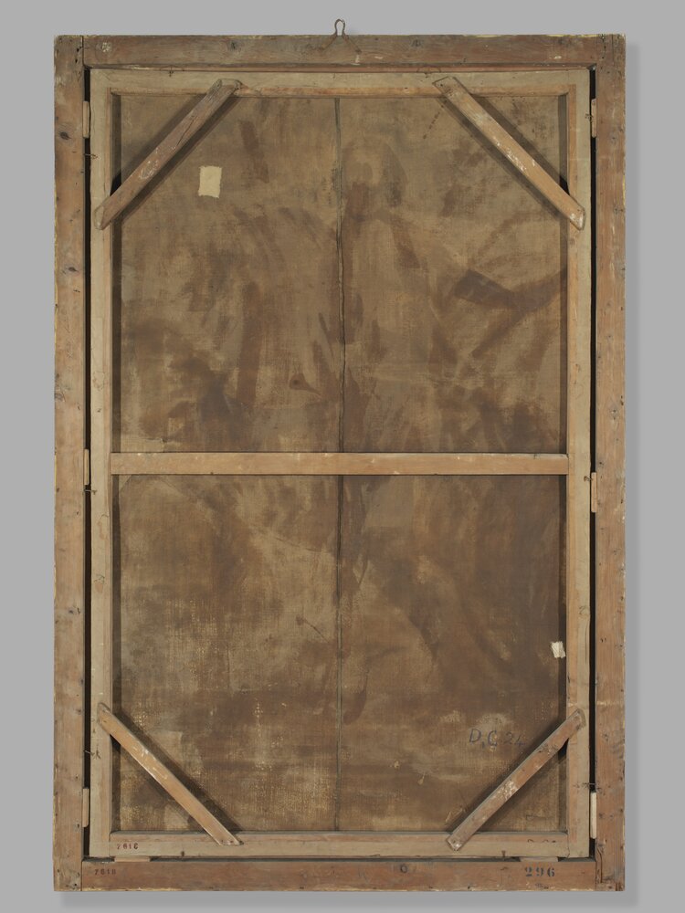 Moncalieri, Castle, Equestrian Portrait of Amadeus VII, inv. 296, verse - before restoration