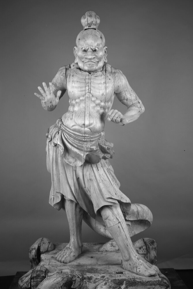 Torino, Museo d'Arte Orientale, Kongo Rikishi inv. Js/7.D - analisi IR