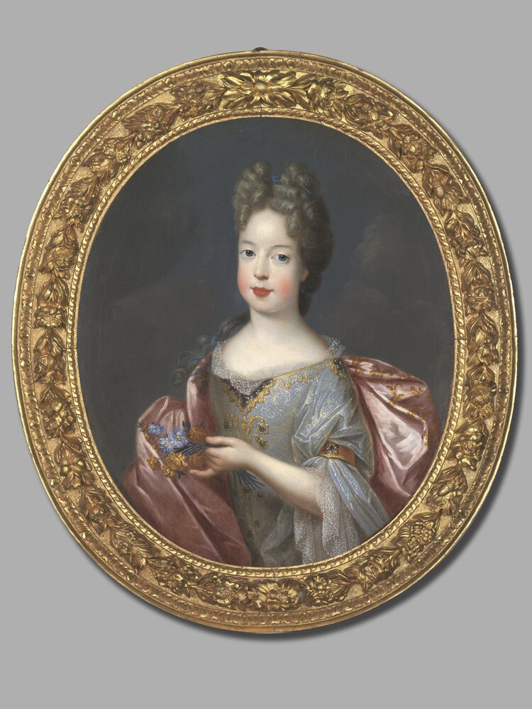Nichelino, Stupinigi's Hunting Lodge, Portrait of Maria Adelaide of Savoy, inv. 15 - after restoration