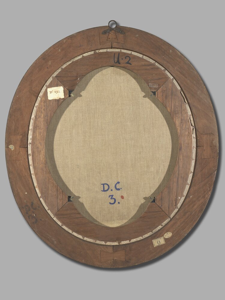 Nichelino, Stupinigi's Hunting Lodge, Portrait of Maria Giovanna Battista of Savoy Nemours, inv. 14 - after restoration