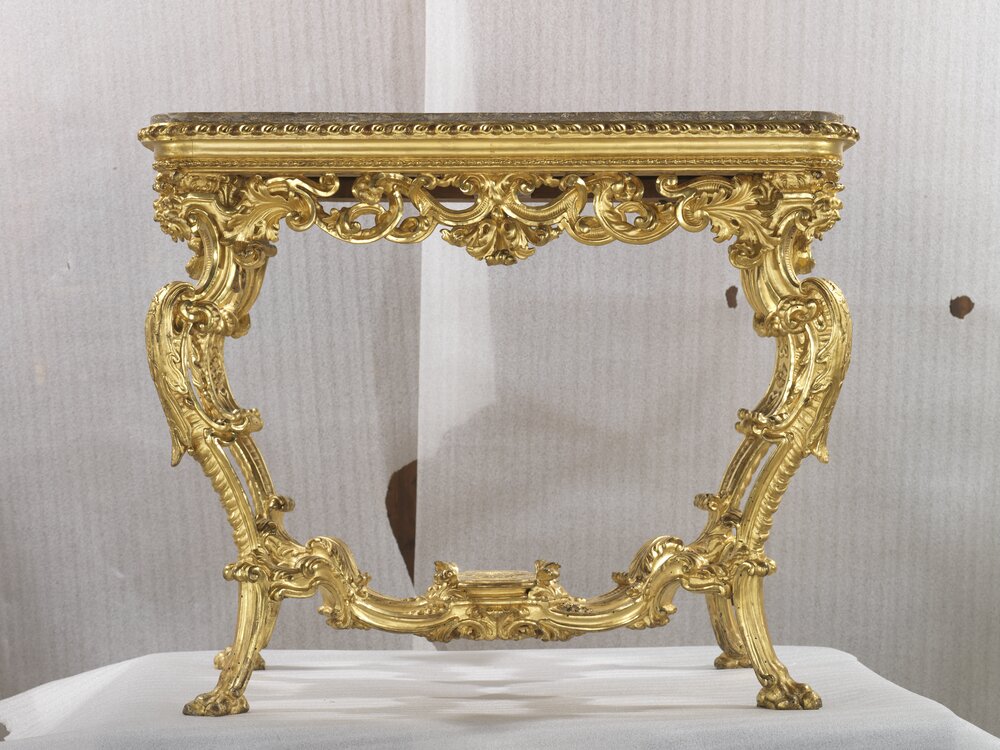 Nichelino, Stupinigi Hunting Lodge, Consoles, inv. 6784 - after restoration