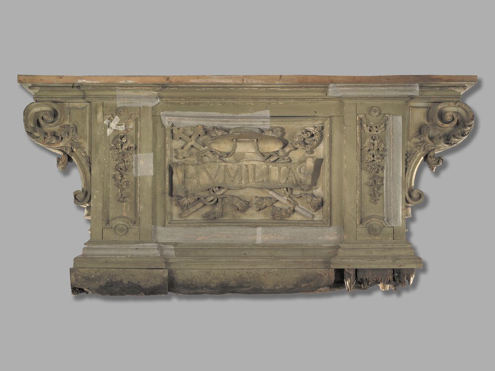 19-AL-2006_Venaria, Reggia, C. G. Plura, Wooden altar (common property of Rivoli)