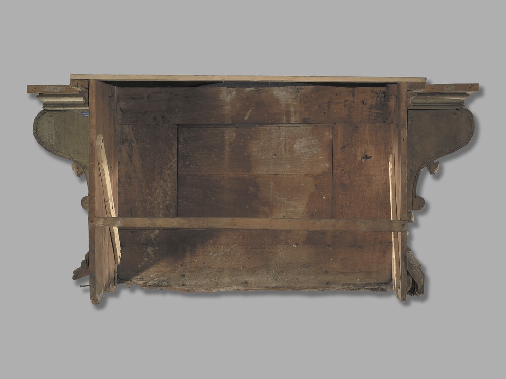 Venaria, Reggia, C. G. Plura, Altare ligneo - prima del restauro