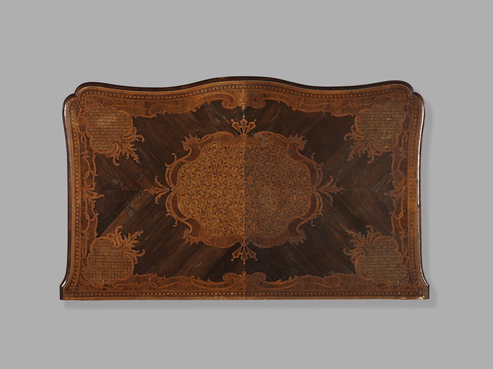 Nichelino, Hunting lodge by Stupinigi, G. B. Galletti (attr.), Coffee table, inv. 4738 - during the restoration