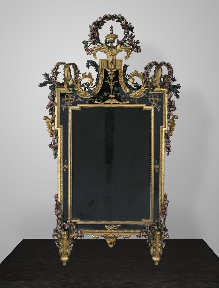 Nichelino, Stupinigi Hunting Lodge, G. M. Bonzanigo, M. Rapous, Specchiera, inv. 351 - after restoration