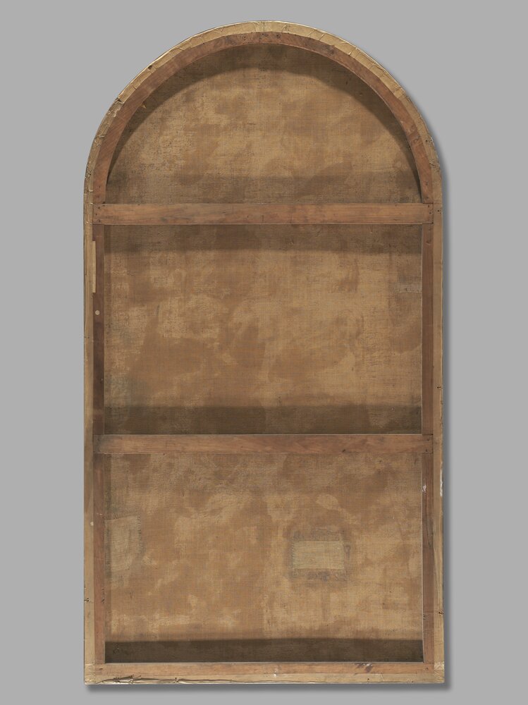 Venaria, Reggia, S. Conca, Madonna and Child with St. Francis de Sales, verso - before restoration