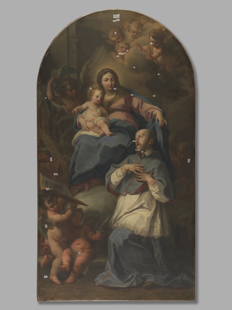 11-TE-2006_Venaria, Reggia, S. Conca, Madonna and Child with St. Francis of Sales