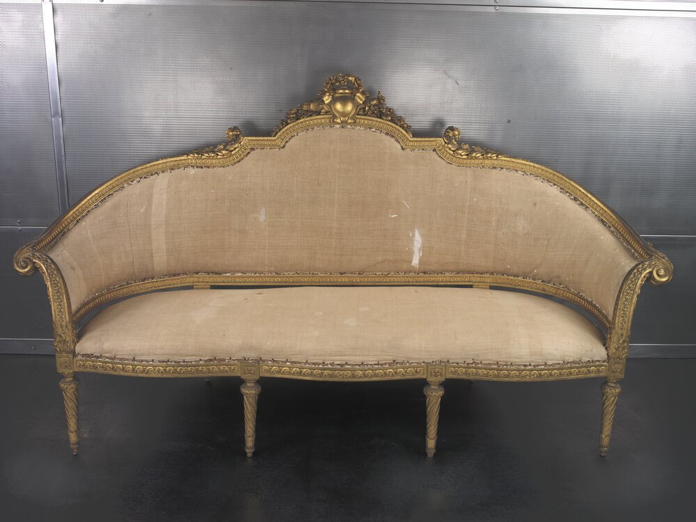 14-AL-2006, Nichelino, Palazzina di Caccia di Stupinigi, G. M. Bonzanigo, Sofa, inv. 1815
