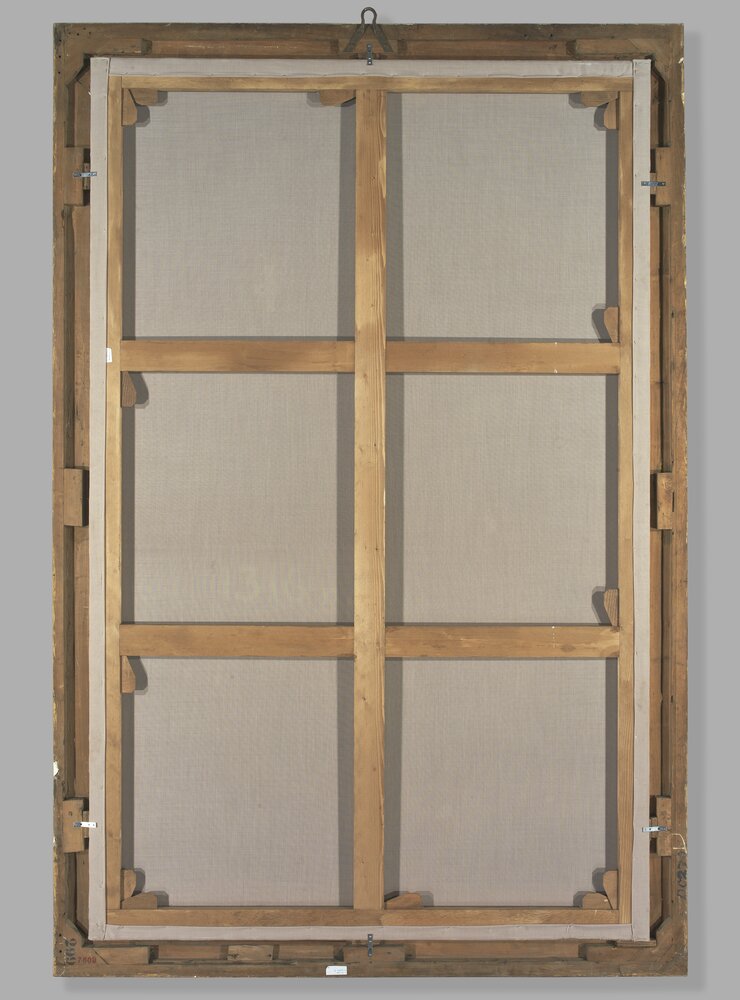 Moncalieri, Castle, Equestrian Portrait of Filiberto II of Savoy, inv. 299, verso - after restoration