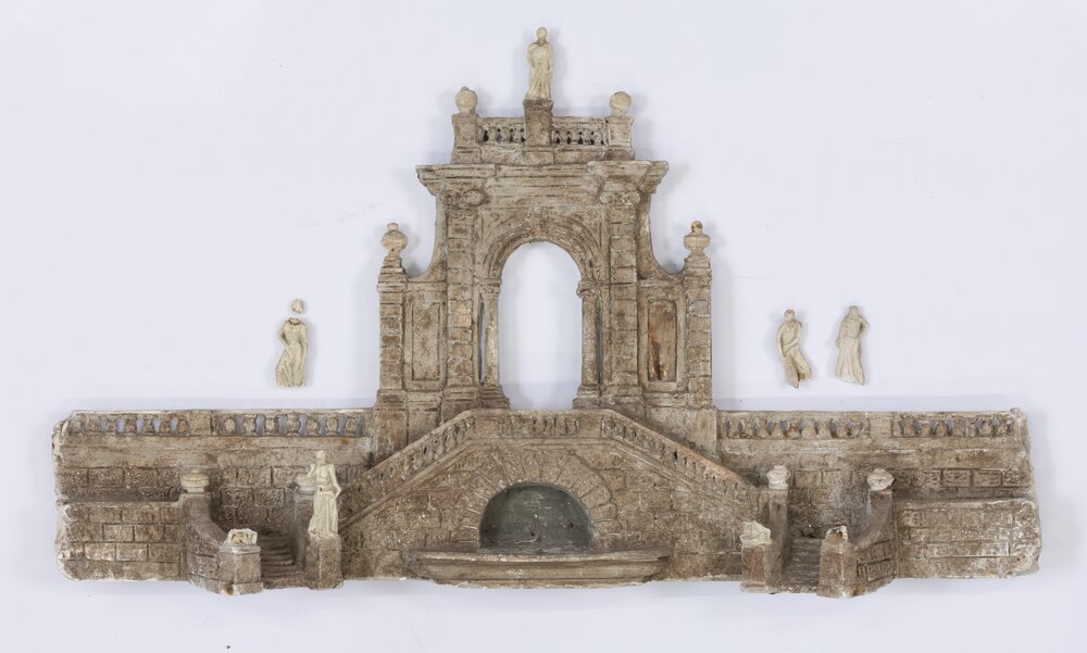 13-AL-2019_Firenze, Villa Medicea della Petraia, E. Lusini, D. Bianchini, Il giardino fiorentino del Cinquecento (diorama)
