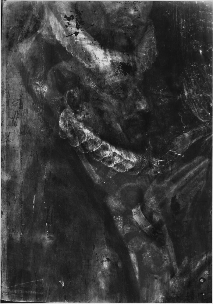 Turin, Galleria Sabauda, Portrait of Carlo Emanuele I - RX analysis