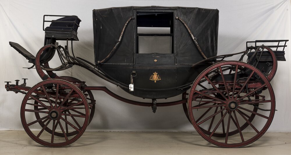 38mc01-AL-2019_Venaria Reale, Reggia, Carrozza landau au bateau, inv. PR 30217