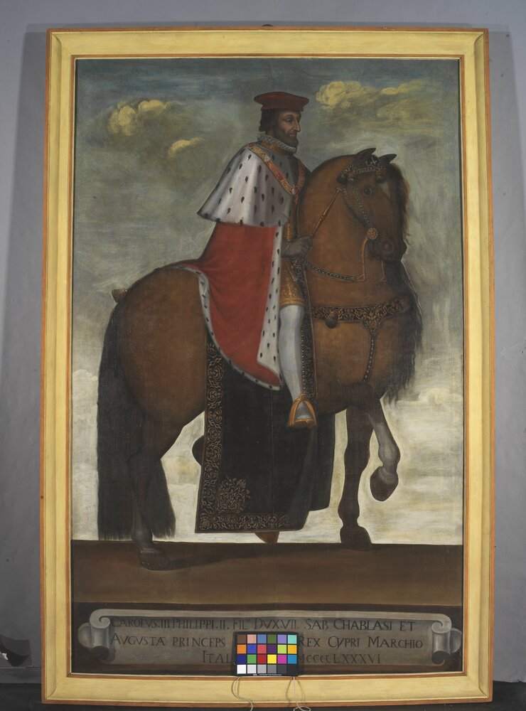 Moncalieri, Castle, Charles II the Good, 9th Duke of Savoy, inv. 301 - after restoration