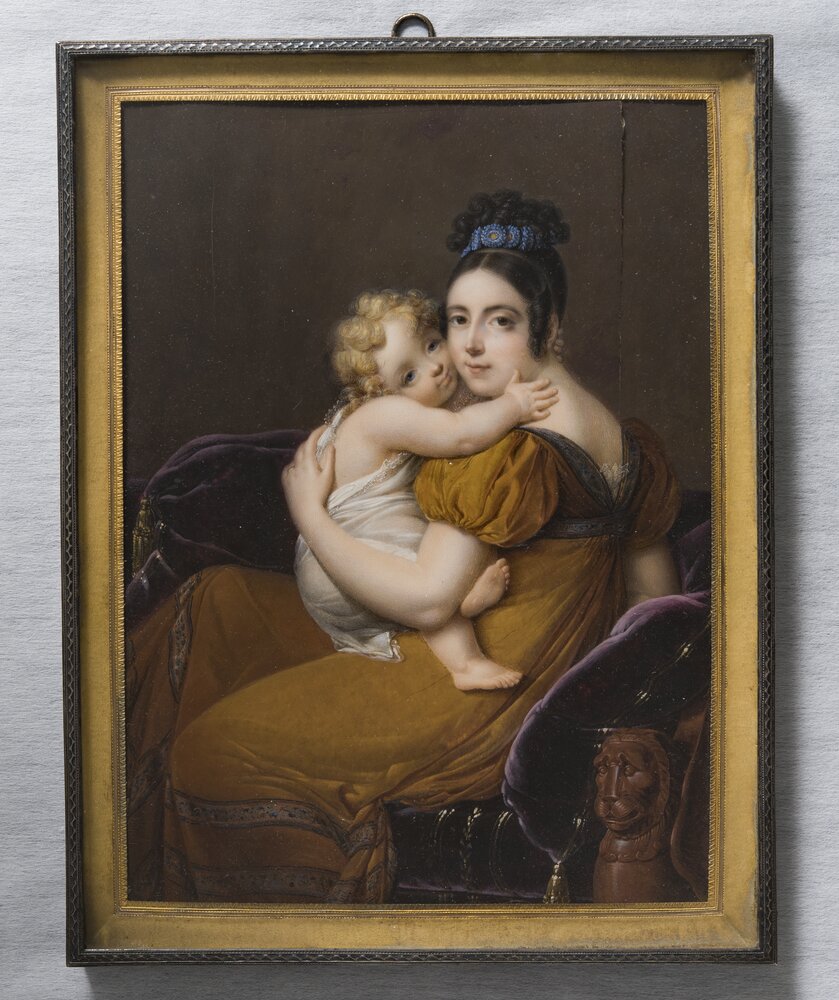 9mc08-TA-2019_Torino, Museo Civico d'Arte Antica - Palazzo Madama, L. F. Aubry, Donna con bambino, inv. 526