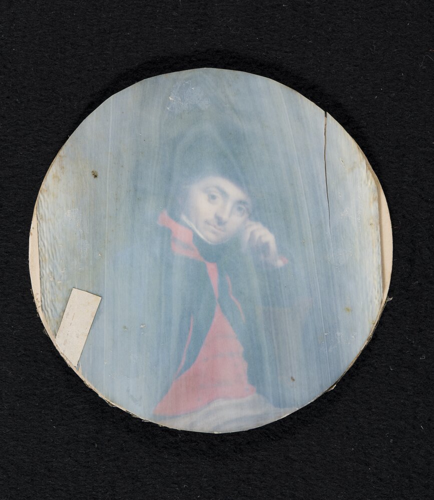 Torino, Museo Civico d'Arte Antica - Palazzo Madama, Ritratto d’uomo dal cappello a due punte, inv. 536, verso - durante il restauro