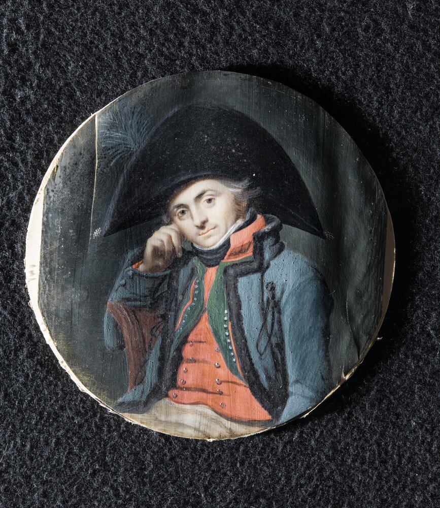 Torino, Museo Civico d'Arte Antica - Palazzo Madama, Ritratto d’uomo dal cappello a due punte, inv. 536 - durante il restauro, luce radente 