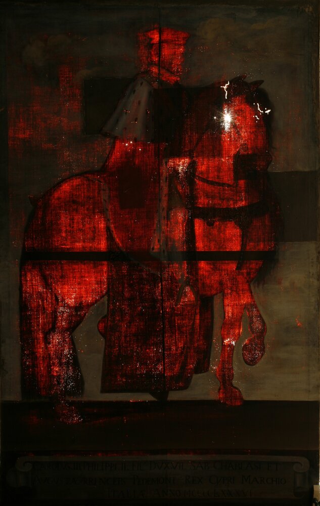 Moncalieri, Castle, Charles II the Good, 9th Duke of Savoy, inv. 301 - backlight