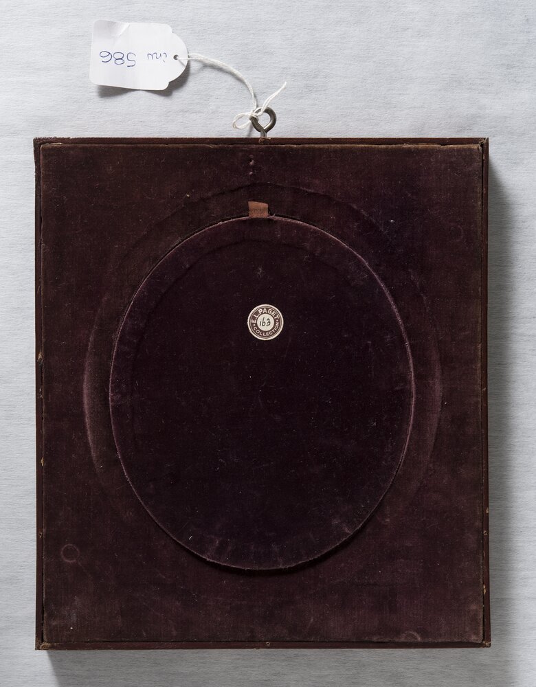 Torino, Museo Civico d'Arte Antica - Palazzo Madama, C. W. Ross, Leslie Ward e sua sorella, inv. 586, verso - prima del restauro