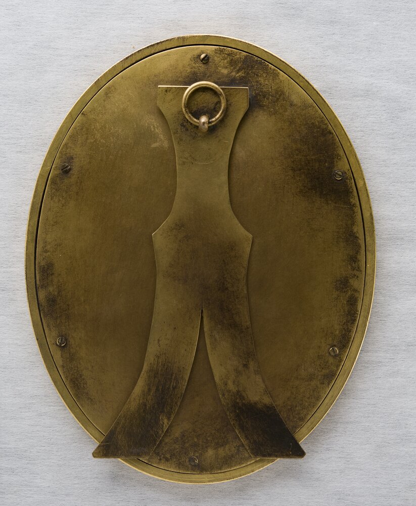 Turin, Civic Museum of Ancient Art - Palazzo Madama, J. B. Isabey, Alleged portrait of Josephine, Empress of the French, inv. 509, verso - before restoration