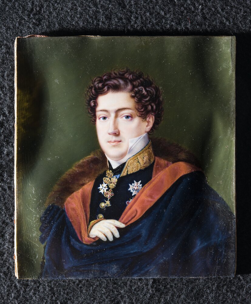 Turin, Museo Civico d'Arte Antica - Palazzo Madama, L. Poggioli, Portrait of a Man, inv. 613 - during the restoration